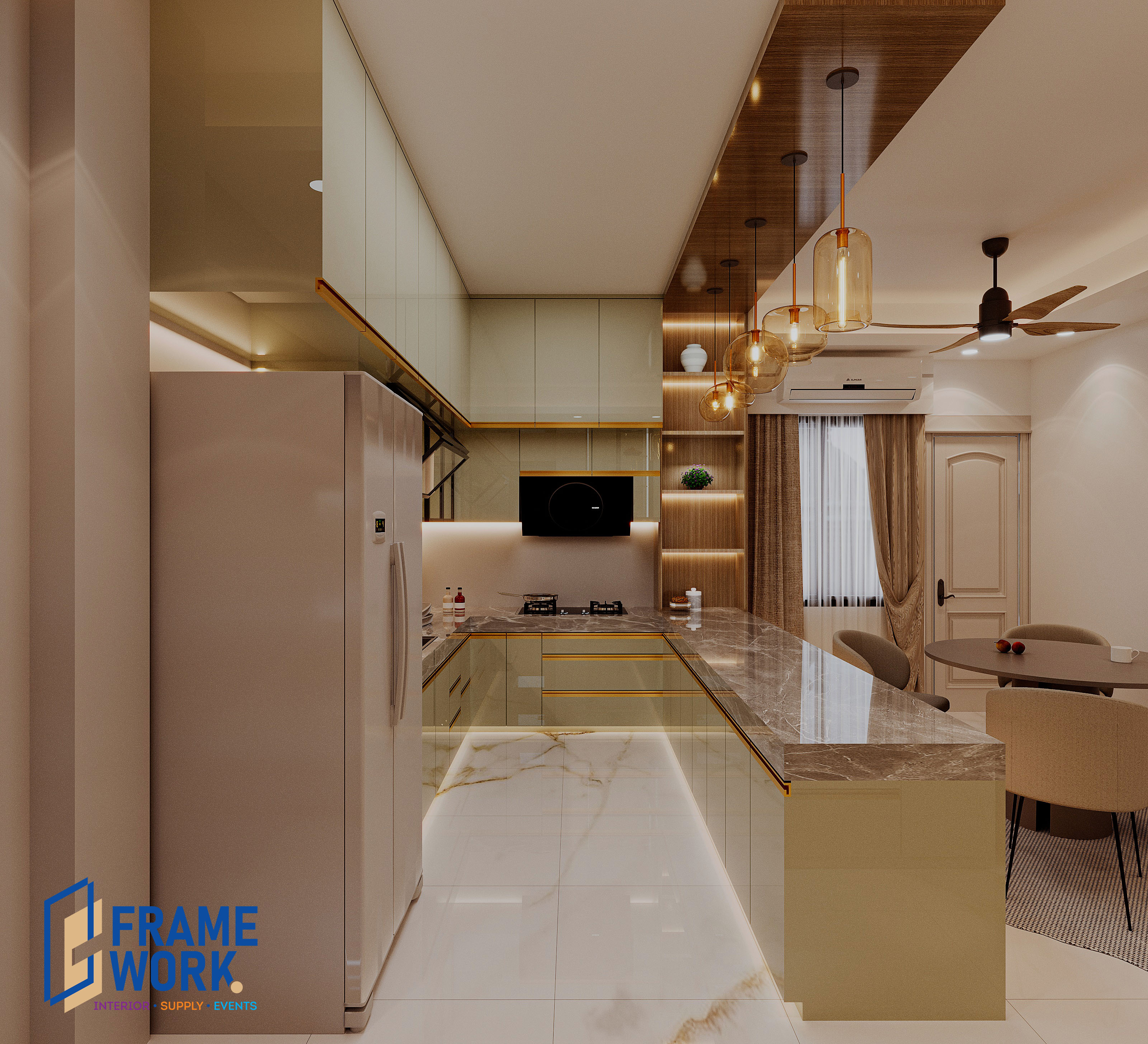 Kitchen Room Interior Project 19