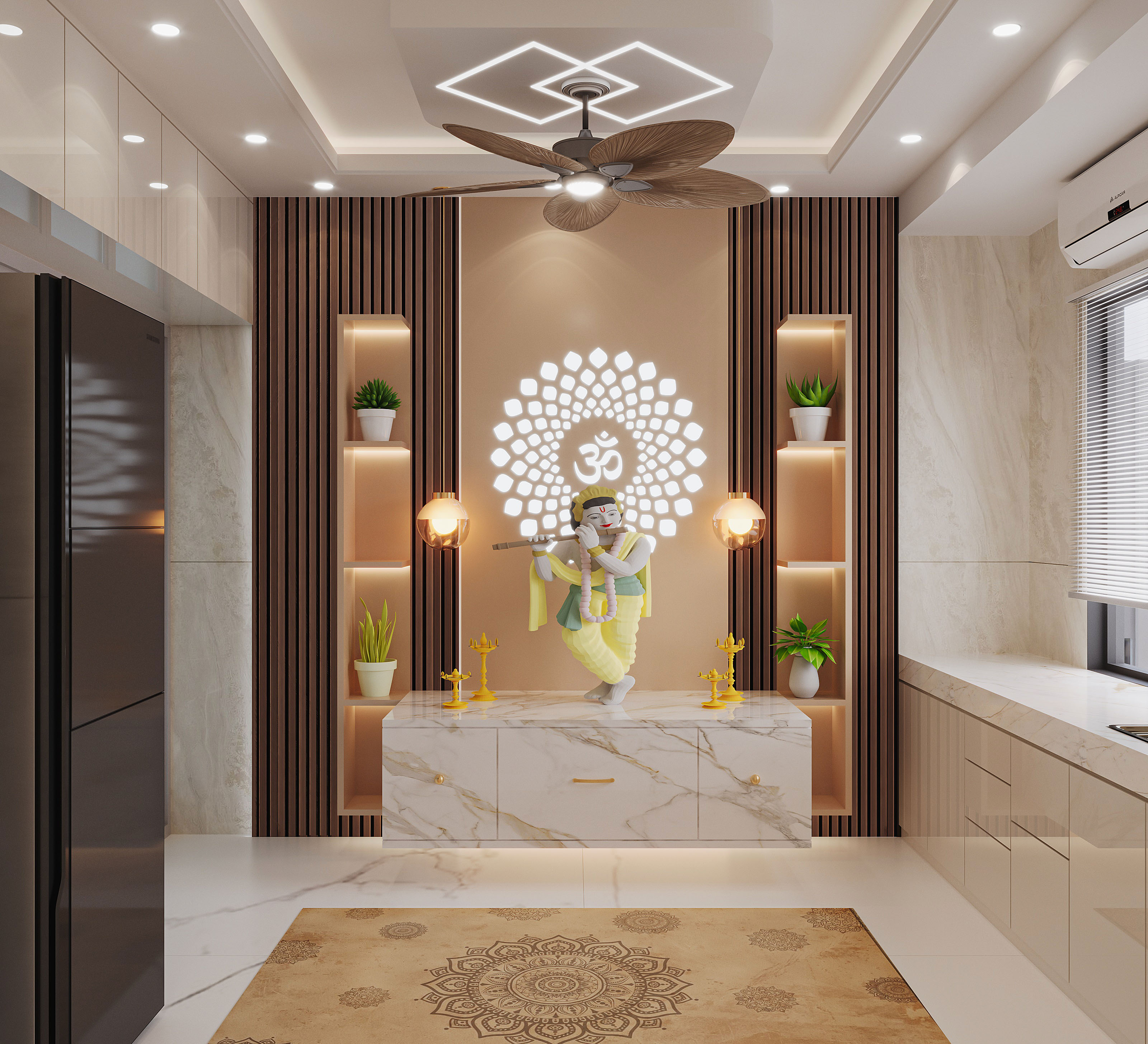 Prayer Room Interior Project 9